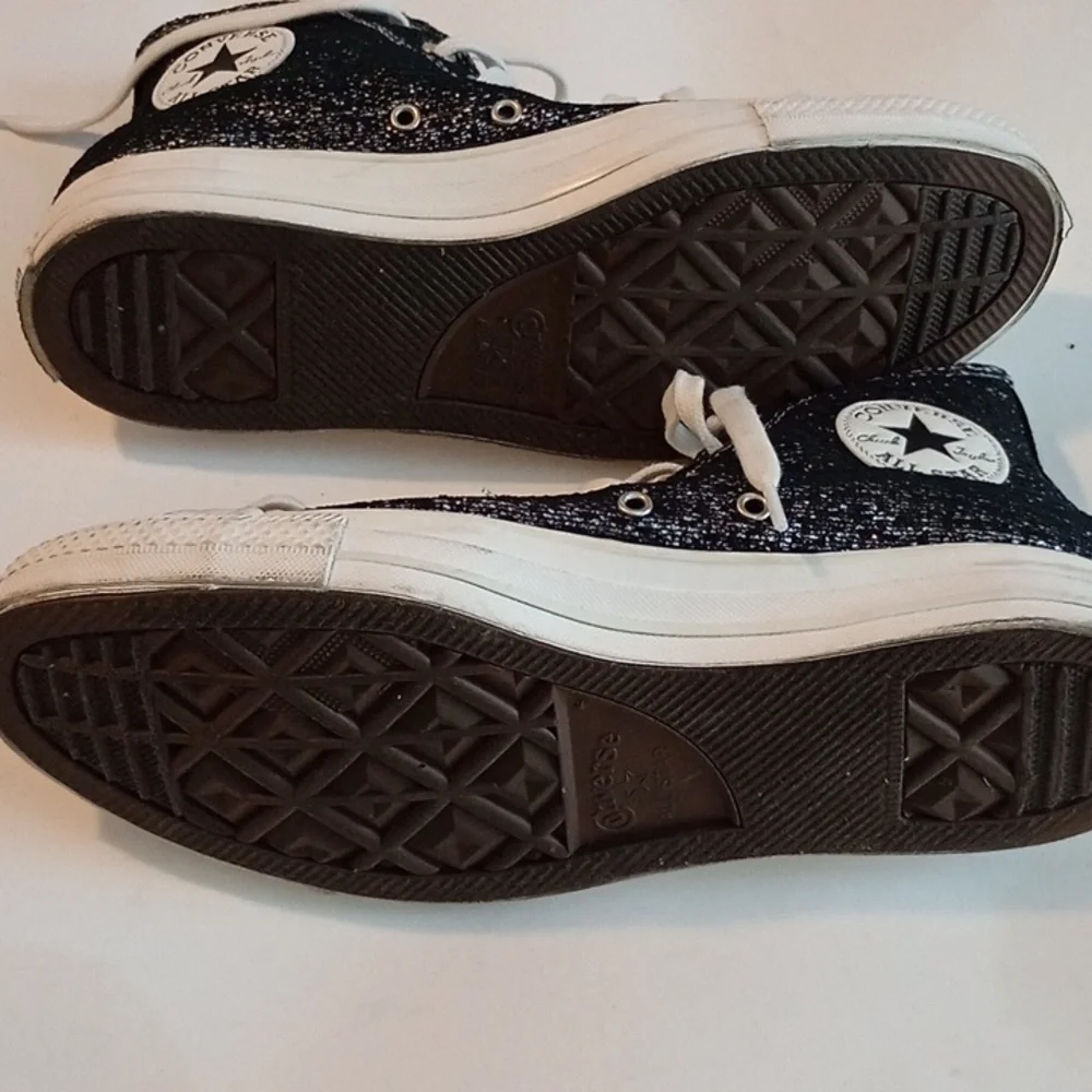 Converse Chuck Taylor High Top Sneaker in metallic Silver - Picture 8 of 8